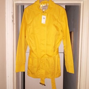 Banana Republic Classic Yellow Jacket Sz M NWT